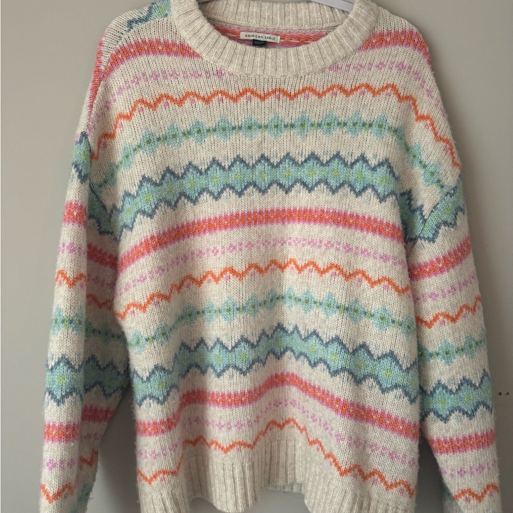 AE Colorful Striped Sweater